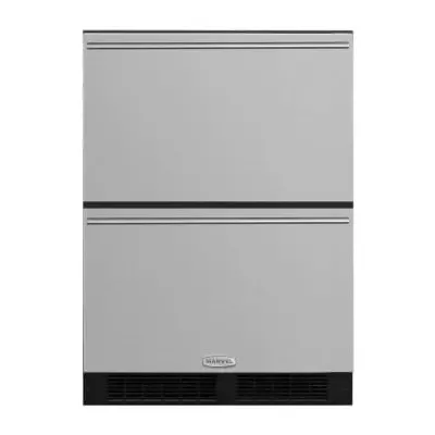 Marvel 24" Built-In Refrigerated Drawers - Solid Stainless Steel