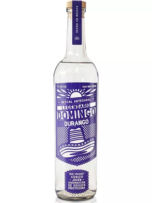 Mezcal Legendario Domingo Durango Cenizo