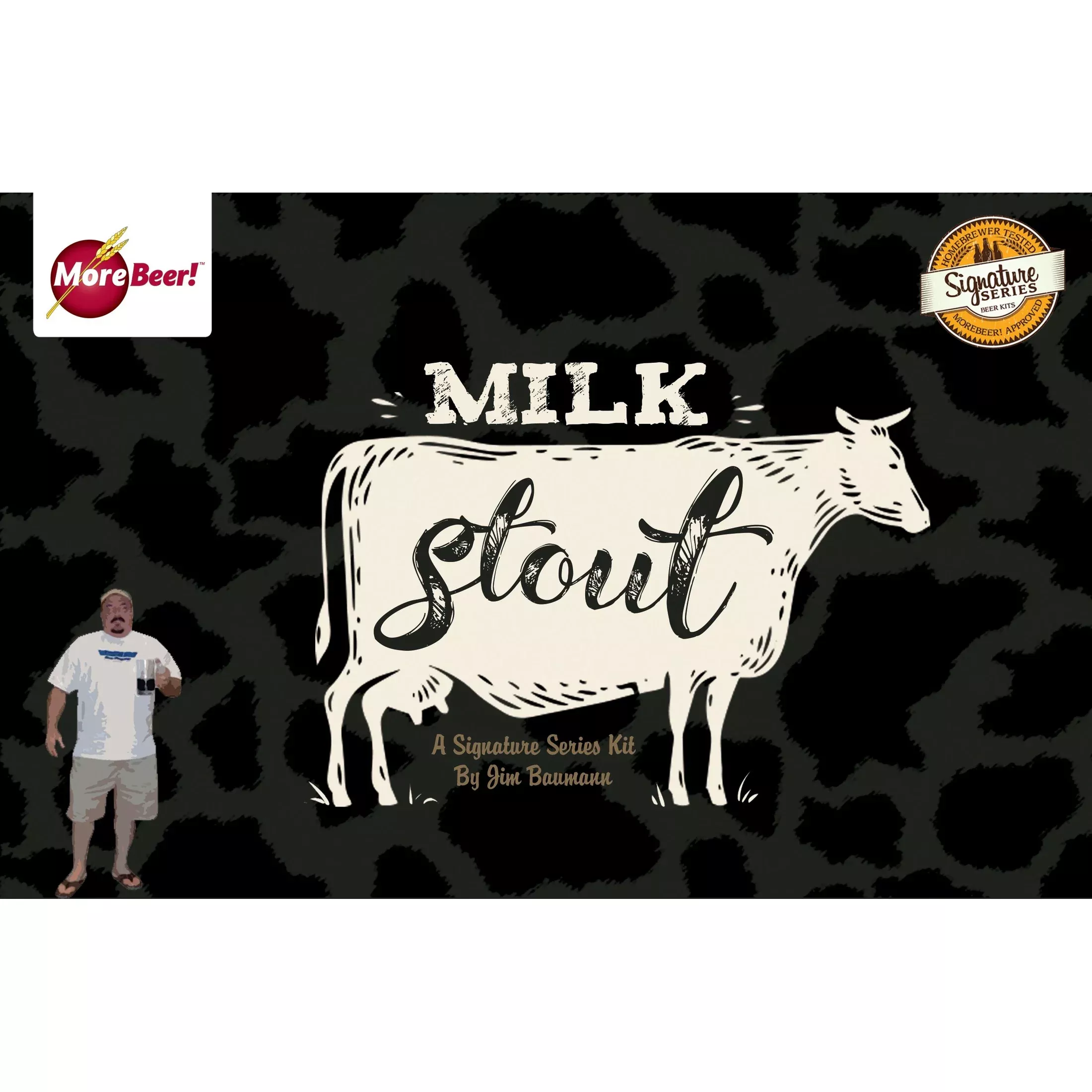 Milk Stout by Jim Baumann | 5 Gallon Beer Recipe Kit | Extract