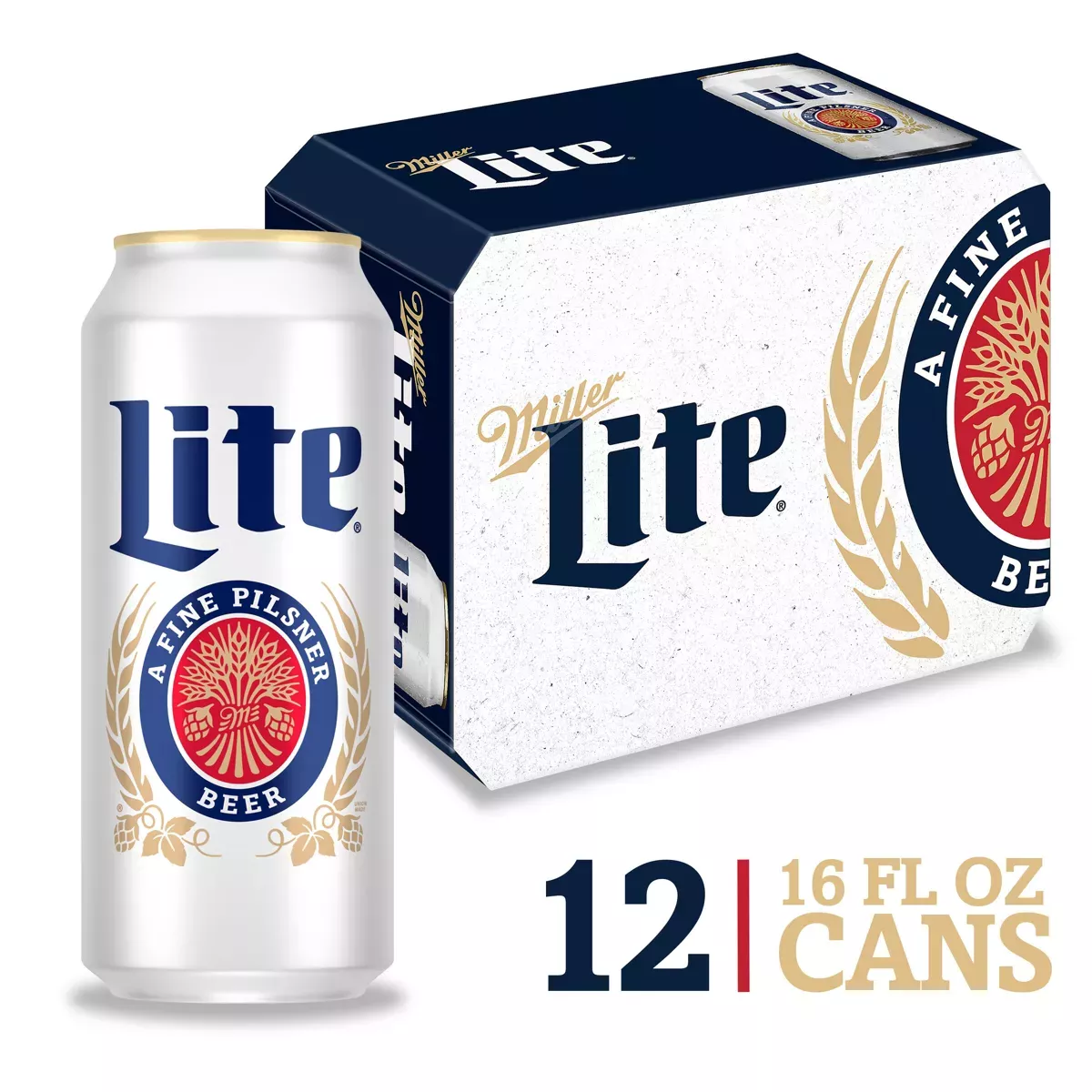 Miller Lite Beer- 12pk/16 fl oz Cans