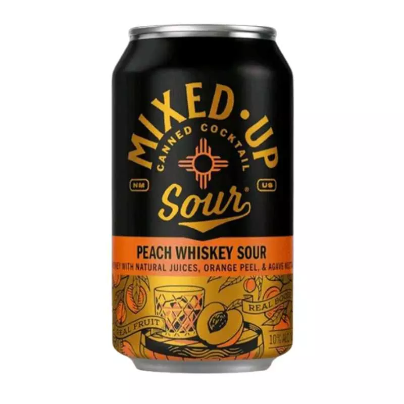 MIXED-UP PEACH WHISKEY SOUR 4PK