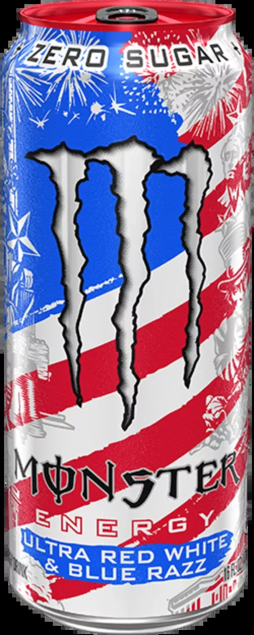 Monster Red White & Blue Razz 12-Pack