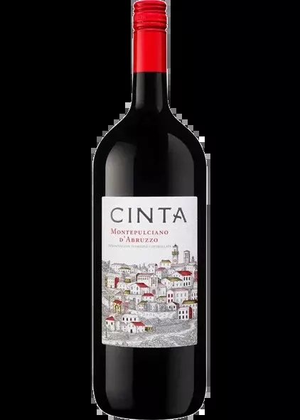 Montepulciano D Abruzzo Cinta D.Oc.Italian Red Wine 1.5L
