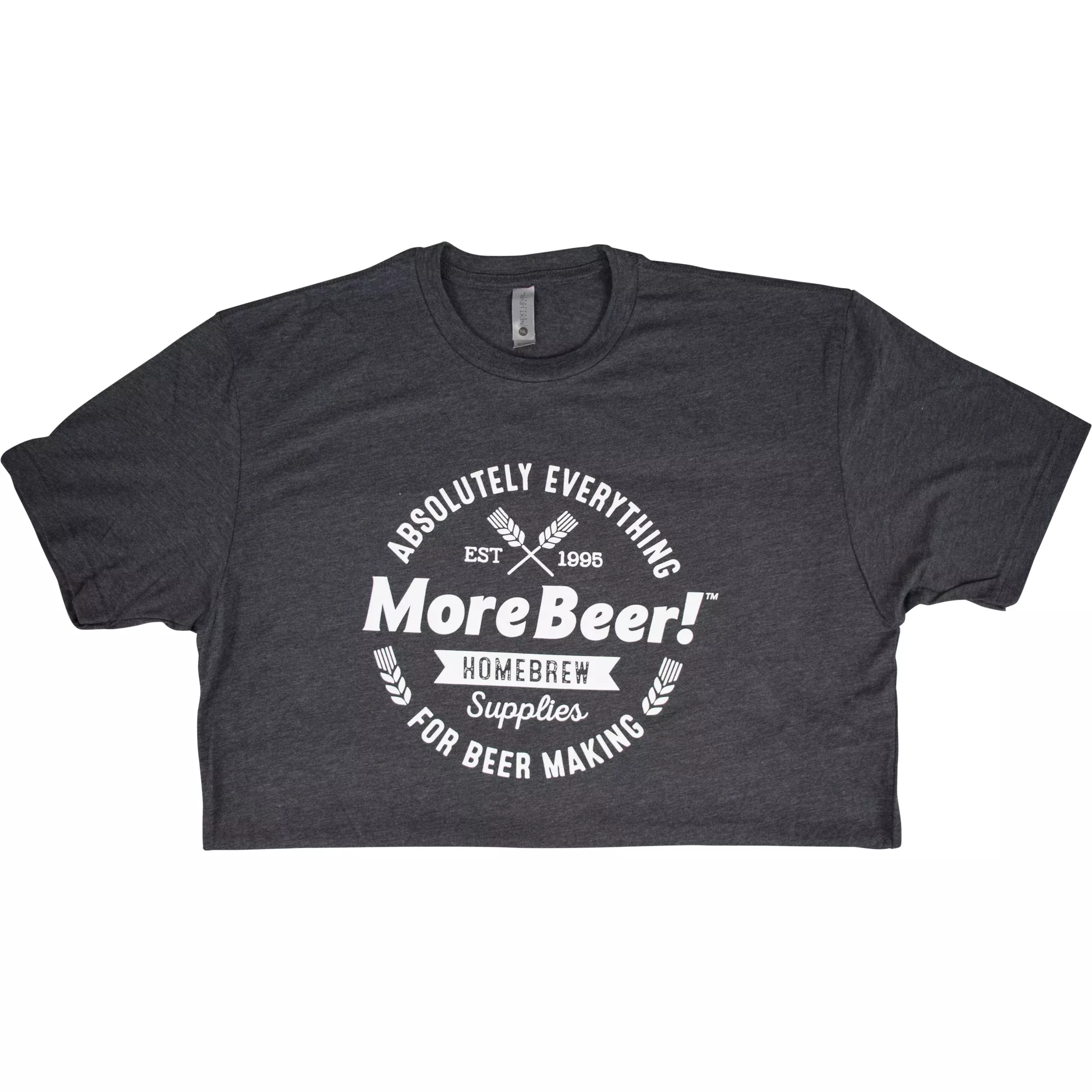 MoreBeer! Absolutely Everything - Charcoal T-Shirt