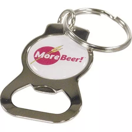 MoreBeer! Domed & Chromed Bottle Opener