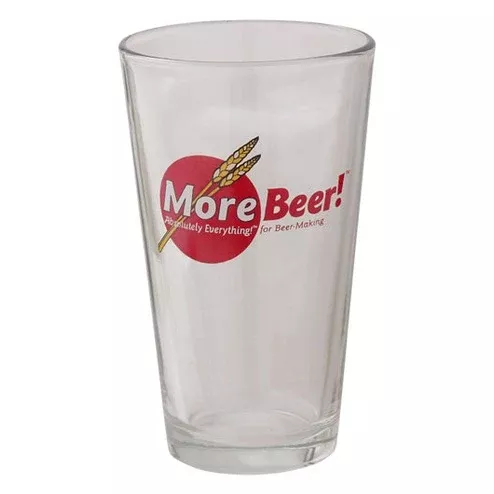 MoreBeer! Pint Glass - 16 oz.