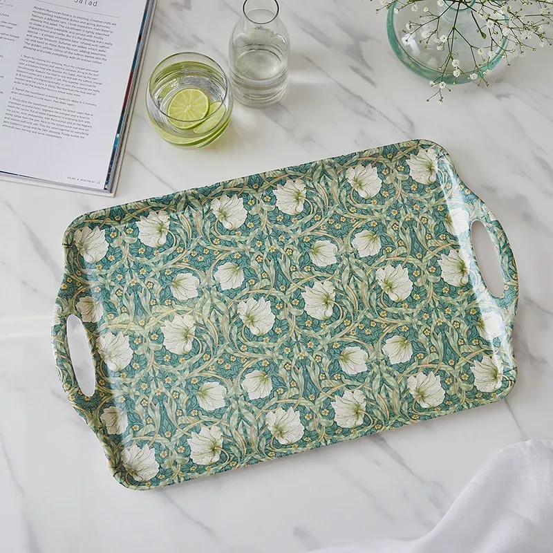 Morris & Co Large Handled Tray in Green