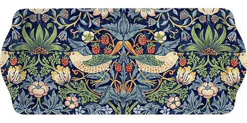 Morris and Co for Pimpernel Strawberry Thief Blue Melamine Sandwich Tray