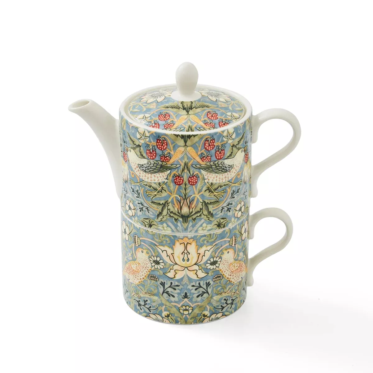 Morris & Co. Strawberry Thief Tea For One