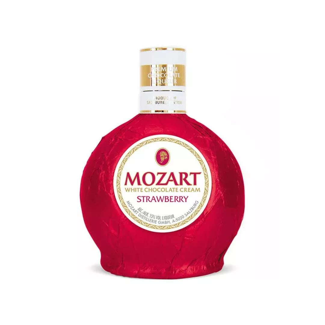 Mozart White Chocolate Cream Strawberry Liqueur