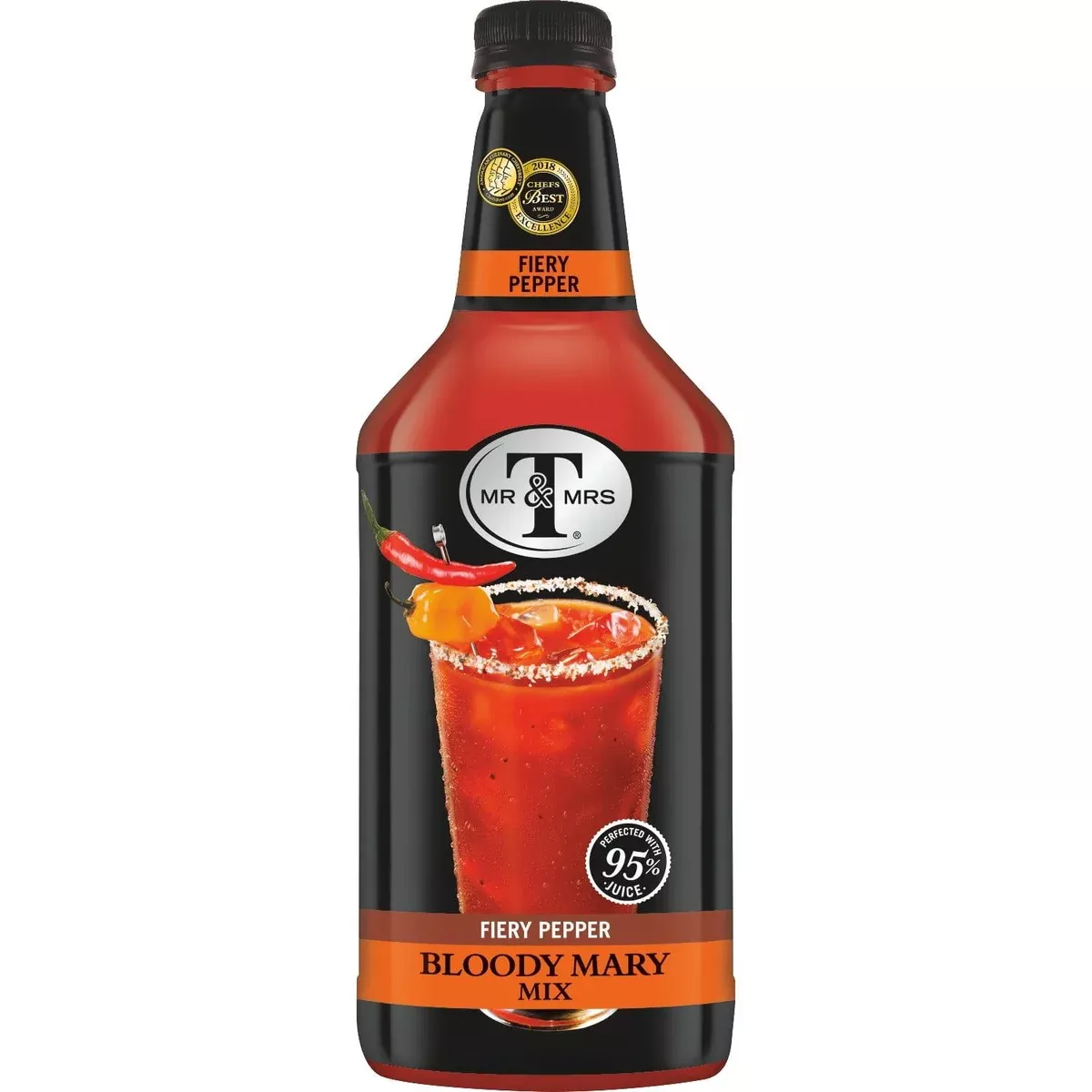 Mr Mrs T Fiery Pepper Bloody Mary Mix Bold Spicy 1.75 L