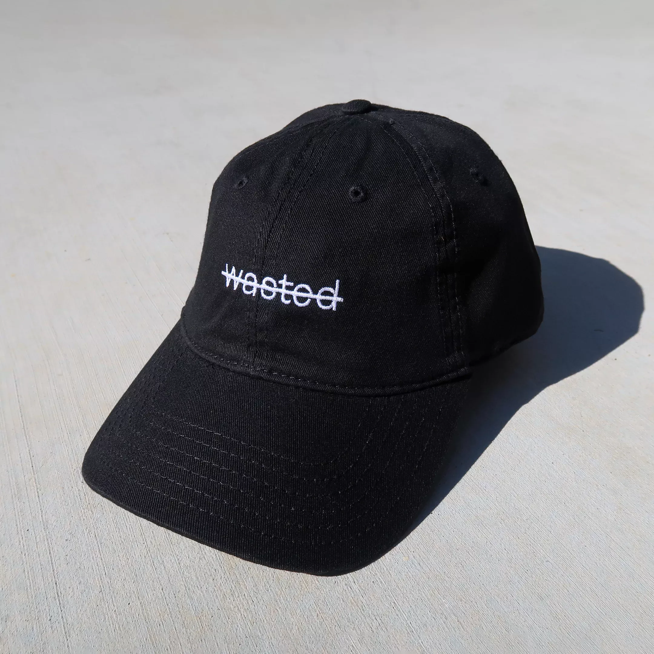 never wasted dad hat