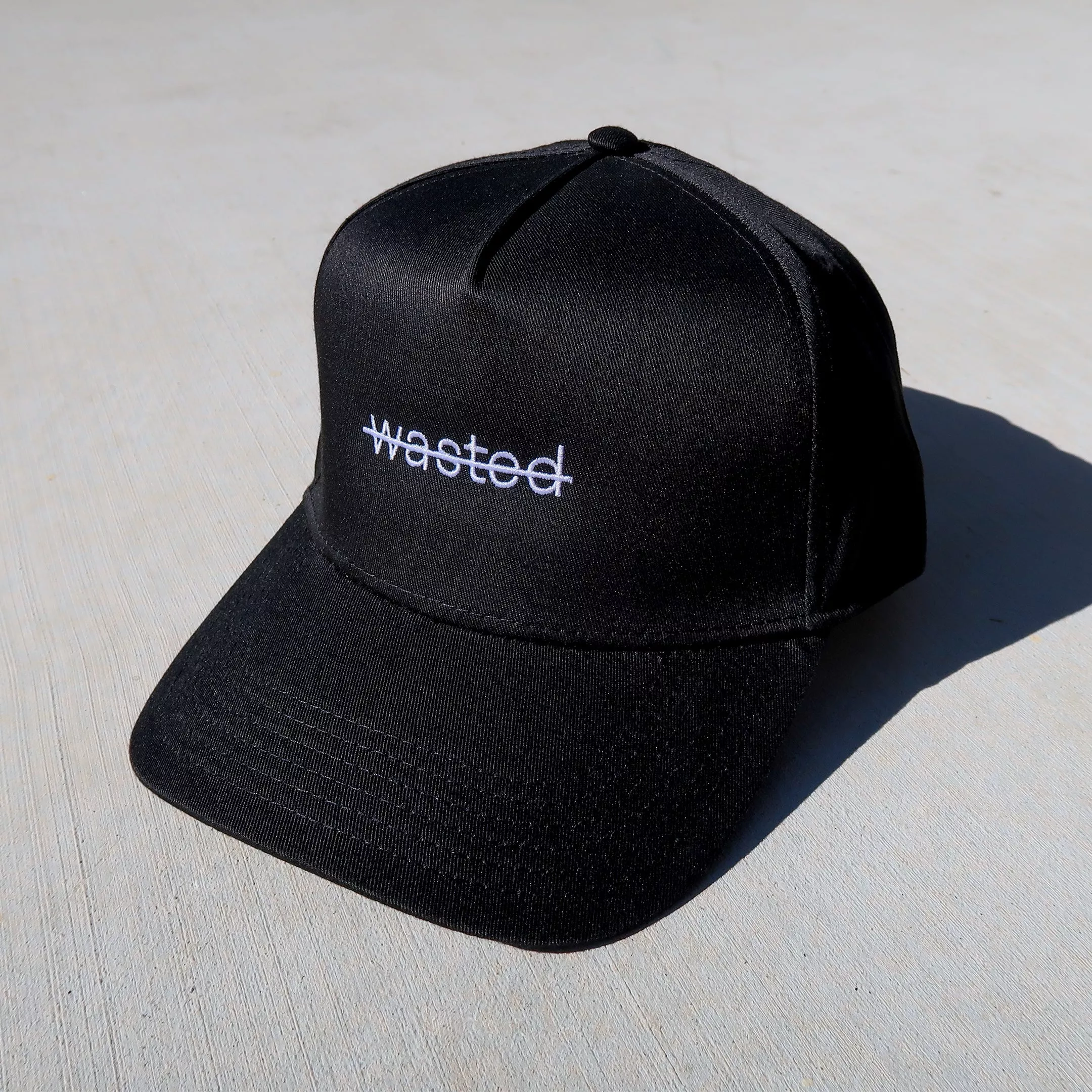 never wasted trucker hat