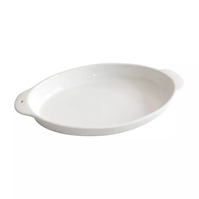Nora Fleming Pinstripes 15" Oval Baker