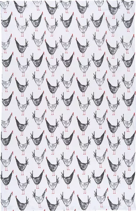 Now Designs Chicken Scratch Kitchen Towel