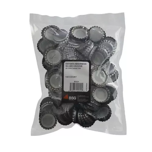Oxygen Absorbing Beer Bottle Crowns (144 Count)