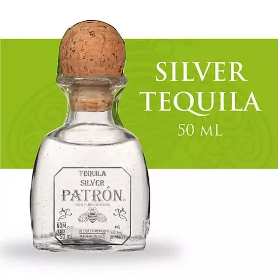 Patron Blanco Tequila 50ml Miniature