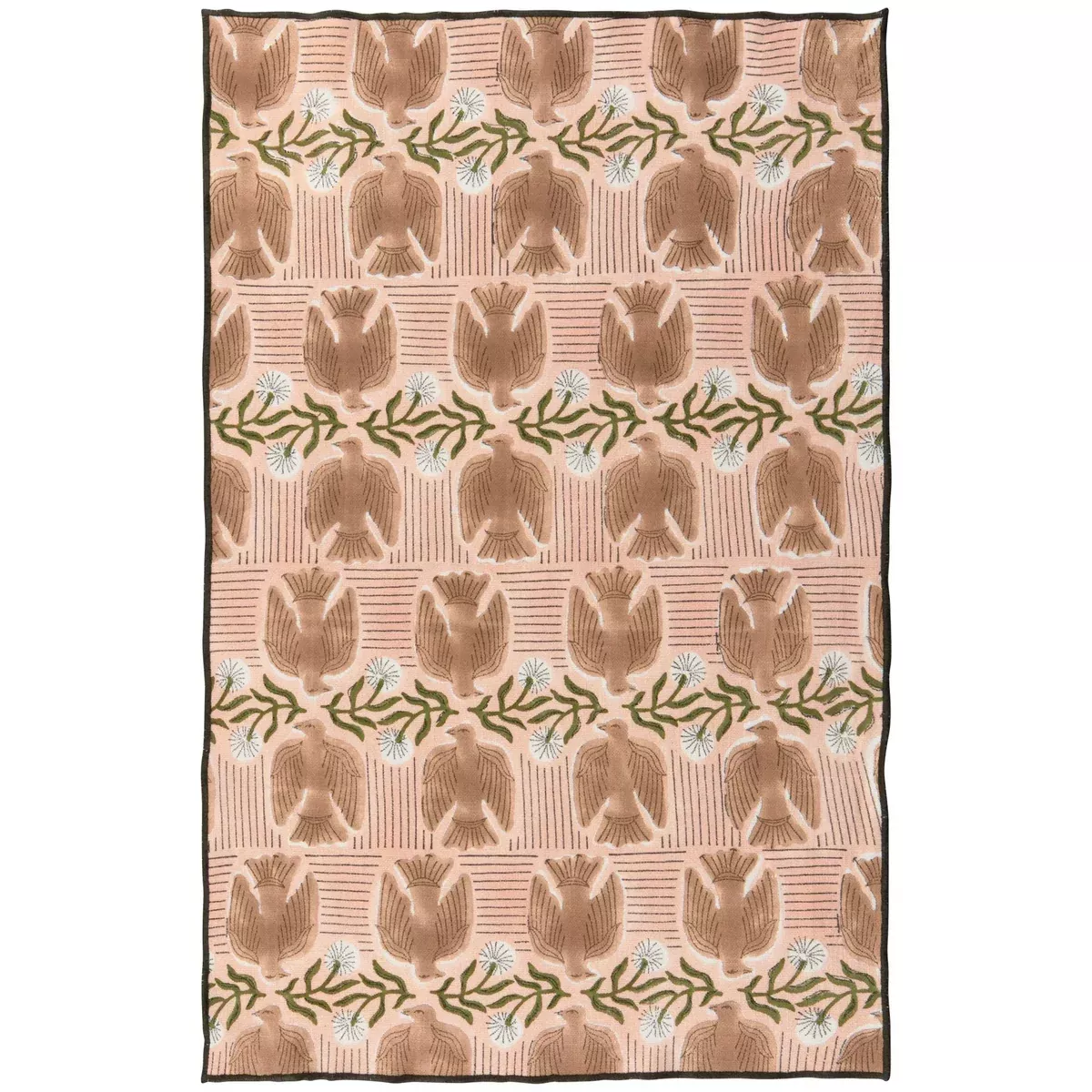 Peregrine Block Print Dishtowel