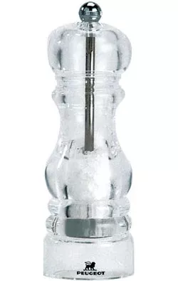 Peugeot Nancy Acrylic Salt Mill 7"
