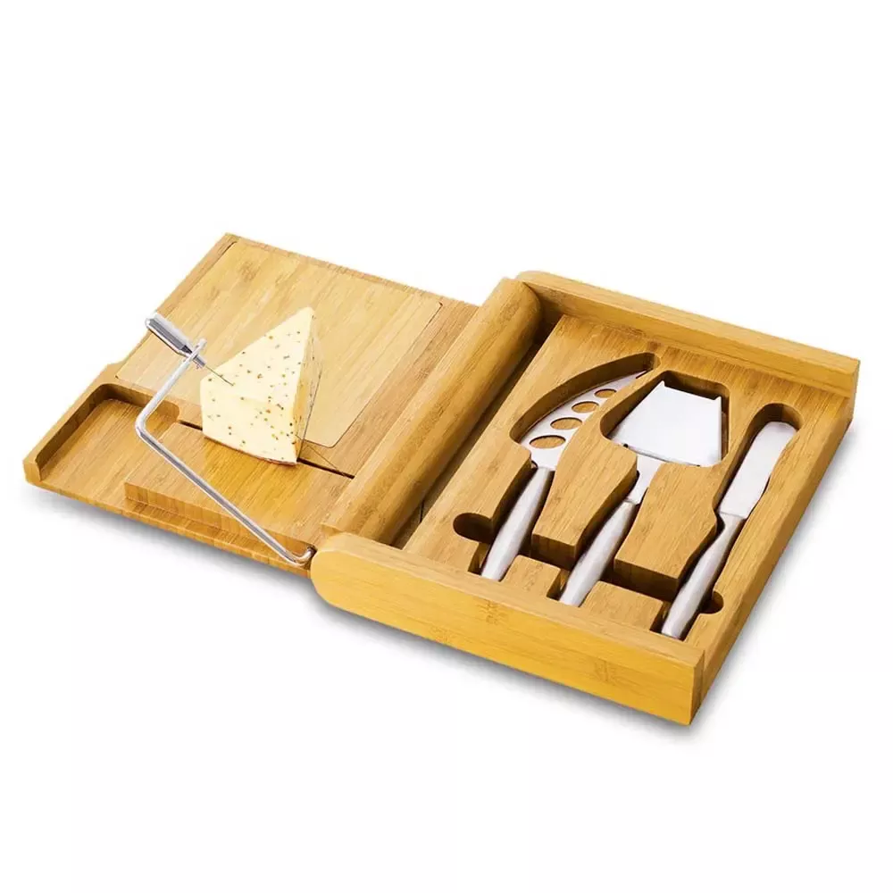 Picnic Time Soiree Bamboo Cutting Board & Cheese Set
