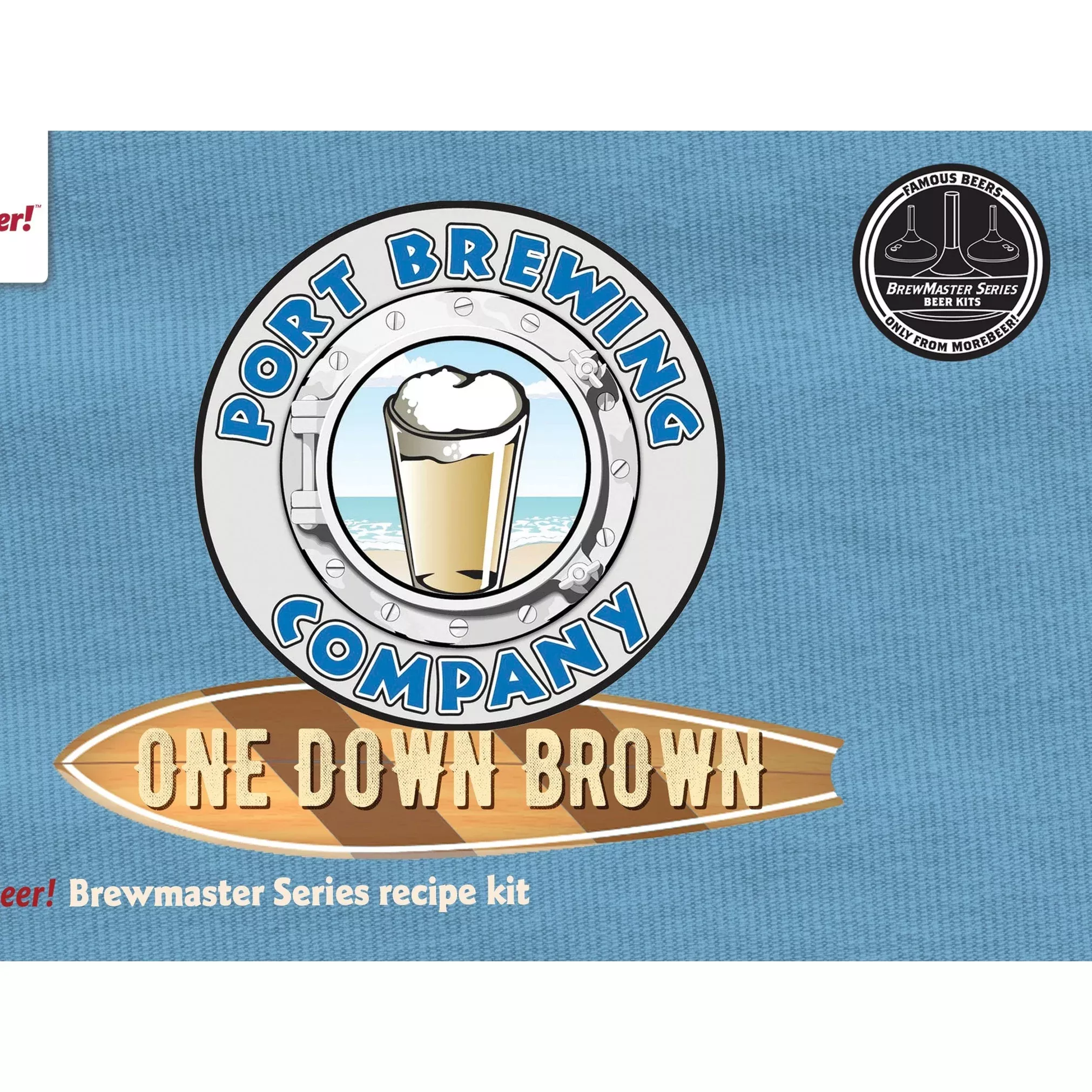 Pizza Port Brewing Company One Down Brown Ale | 5 Gallon Beer Recipe Kit | All-Grain
