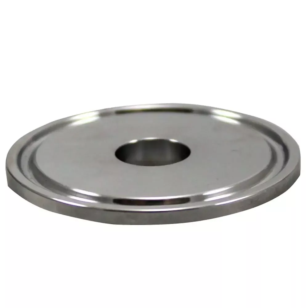 Pro Flow Dynamics 1.5" Tri Clamp Cap with 1/2" Cut Out