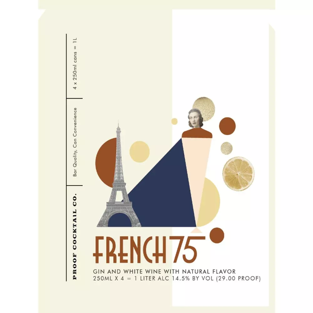 Proof Cocktail Co. French 75 Canned Cocktail 4pk