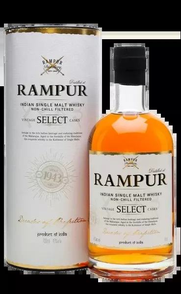 Rampur Vintage Select Casks Indian Single Malt Whisky 750ml