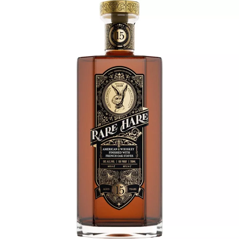 Rare Hare 15 Year Old Whiskey Finished With French Oak Staves
