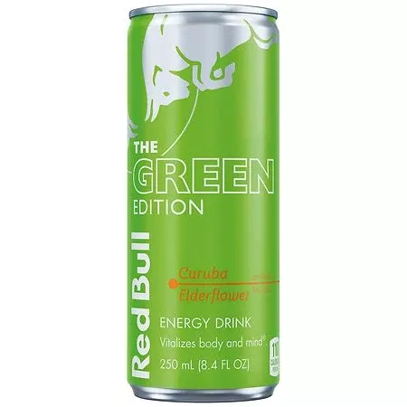 Red Bull Green Edition Energy Drink Curuba Elderflower - 8.4 fl oz