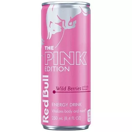 Red Bull Pink Edition Energy Drink Wild Berries - 8.4 fl oz