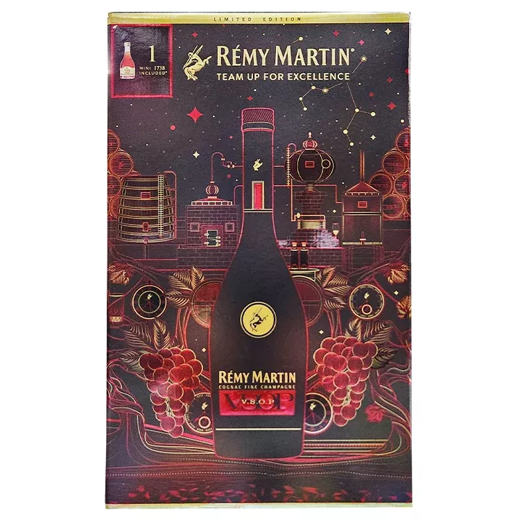 Remy Martin VSOP Team Up For Excellence 1738 shot Cognac box set - 750ml