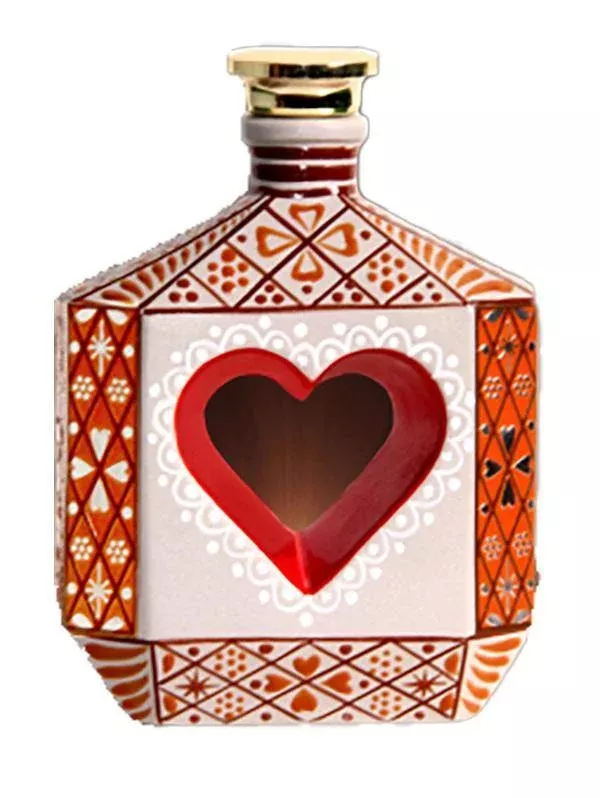 Riqueza Cultural Rubi Corazon Anejo Tequila Ceramic