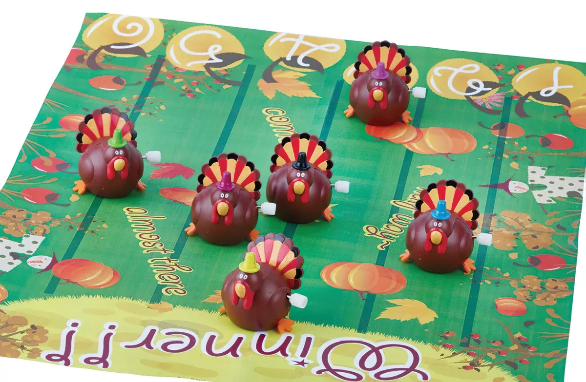 Robin Reed Set of 6 Racing Turkey Crackers