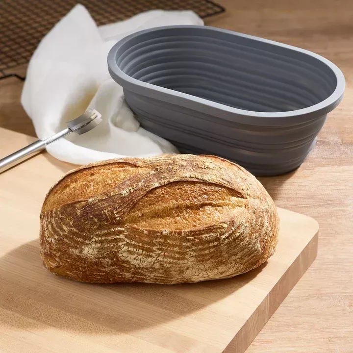 RSVP Collapsible Silicone Proofing Basket