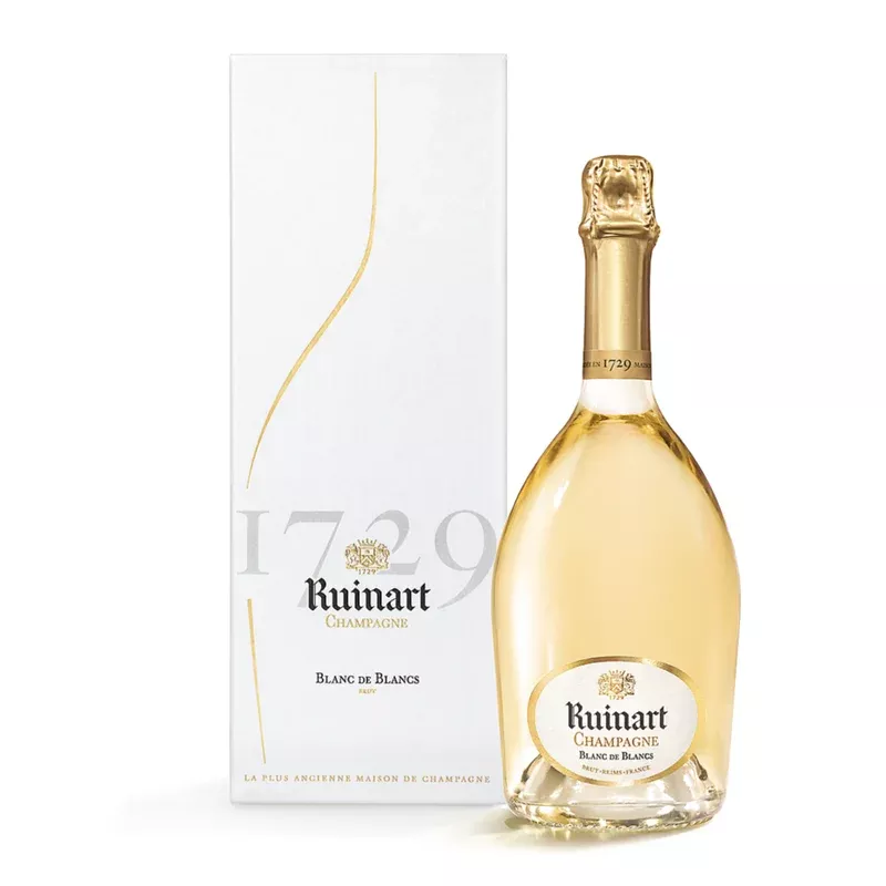 Ruinart Champagne Brut Blanc De Blancs W / Second Skin Gift Box