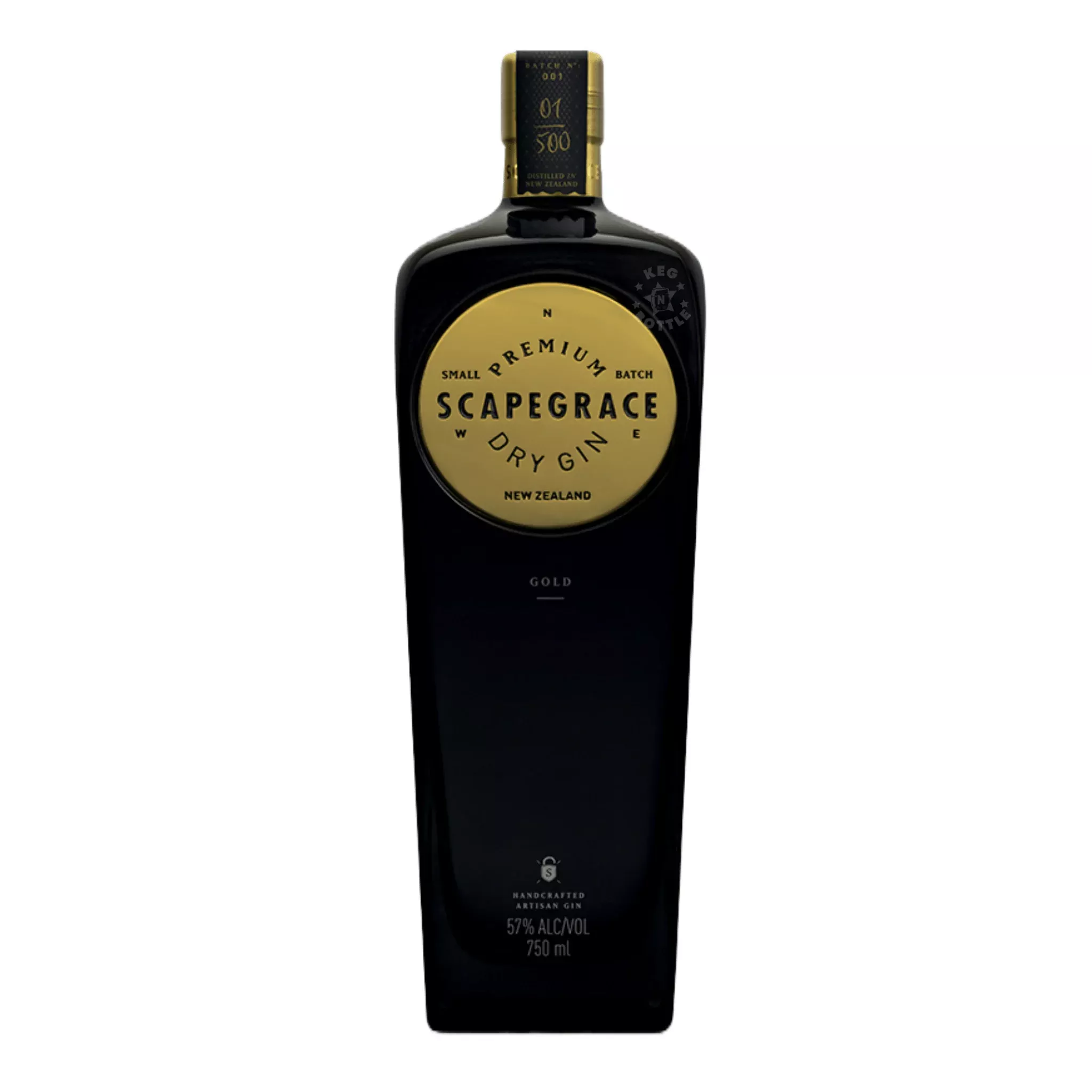 Scapegrace Gold Premium Dry Gin (750 ml)