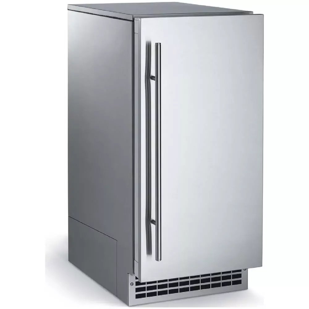 Scotsman Nugget Ice Maker 80 lbs. Drain Pump - Stainless Steel Cabinet and Unfinished Door