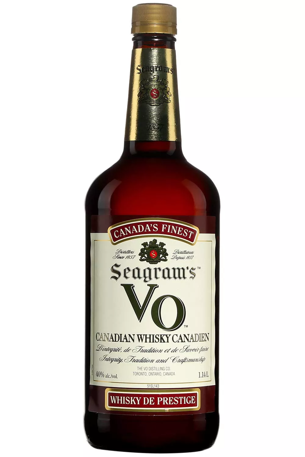 Seagram's VO Canadian Whisky, 750 ML