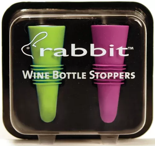 Set of 2 Rabbit Silicone Stoppers
