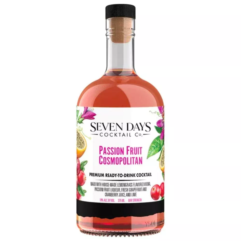 Seven Days Cocktail Co. Passion Fruit Cosmopolitan 375ML