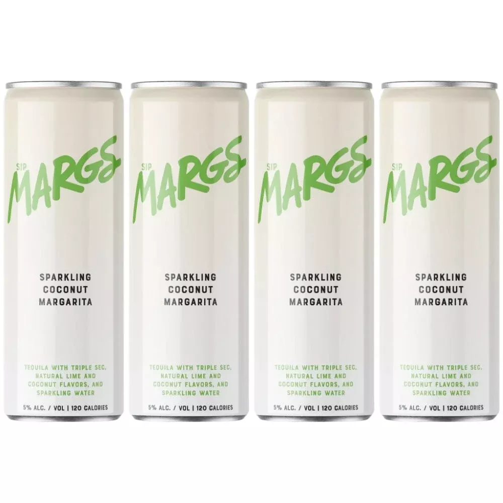 SipMARGS Coconut Margarita 4PK