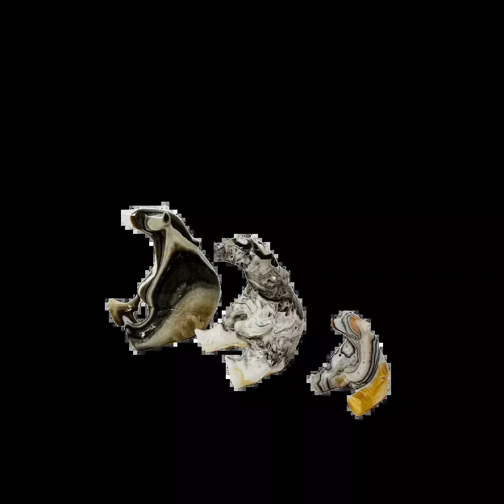Sitting Bear Crystal Totem