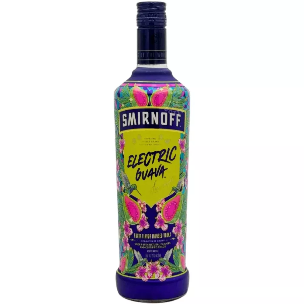 Smirnoff Electric Guava Flavored Vodka (750mL)