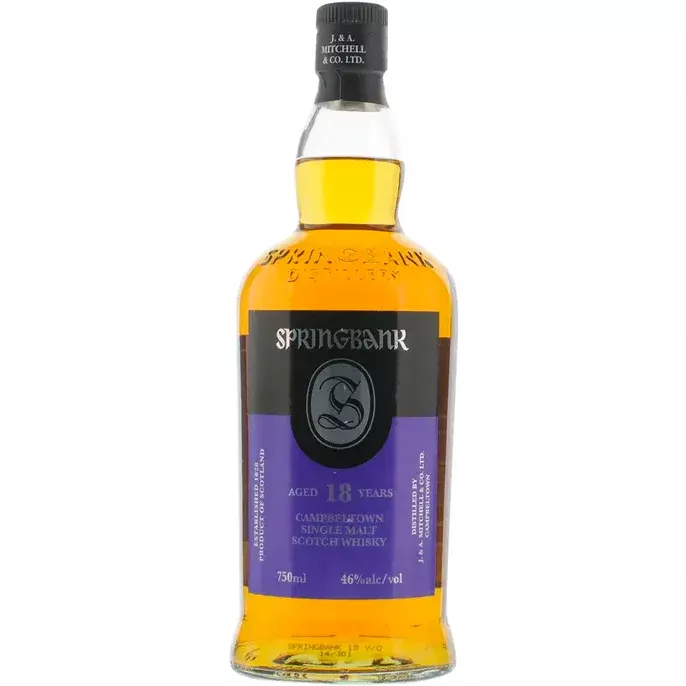 Springbank 18 Year Old Scotch