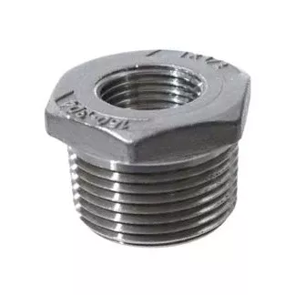 Stainless Bushing - 1 /2 in. FPT x 1 in. MPT