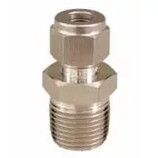 Stainless Compression Fitting - 3 /8 in. x 1 /2 in. MPT