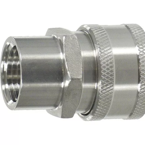Stainless Steel Quick Disconnect (QD) - Female QD x 1 /2 in. FPT