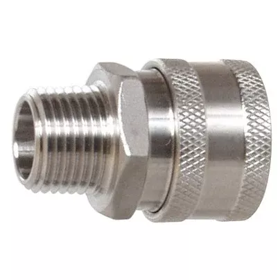 Stainless Steel Quick Disconnect (QD) - Female QD x 1 /2 in. MPT