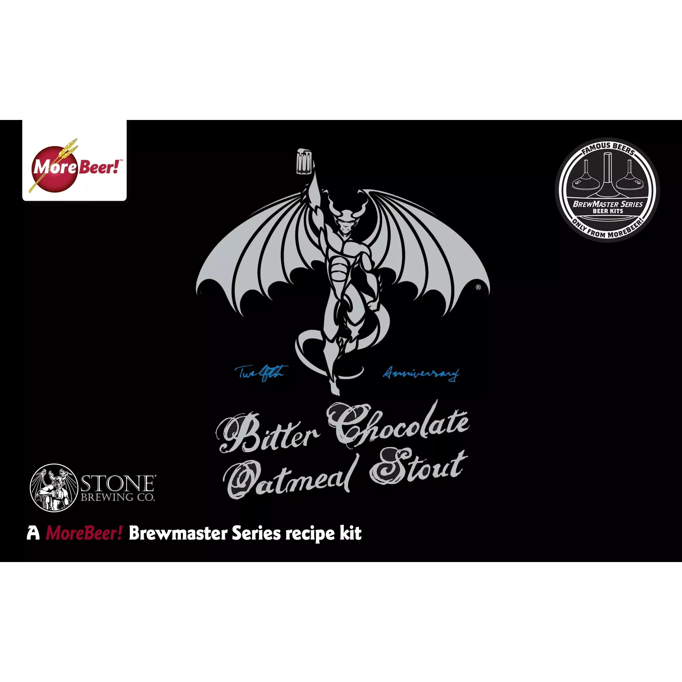 Stone Brewing 12th Anniversary Bitter Chocolate Stout | 5 Gallon Beer Recipe Kit | All-Grain